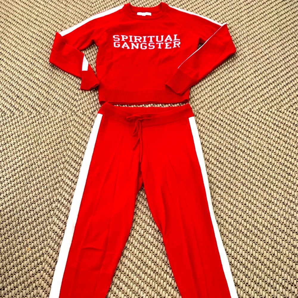 Spiritual Gangster CASHMERE sweater pants set